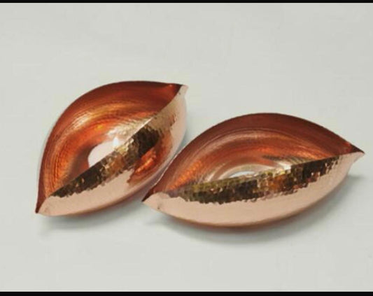 Boat Style Candle stand Copper (each pc)
