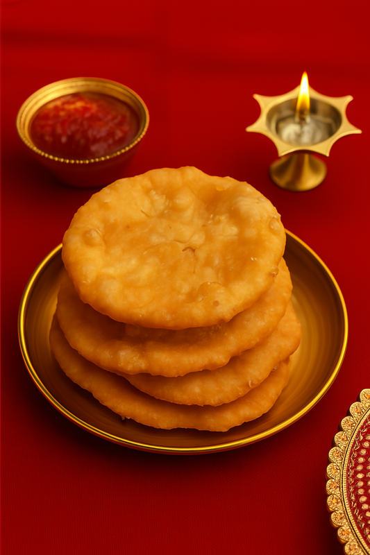 Feeki Mathi (Only for Karwa Chaut) - Savory - (1 piece)